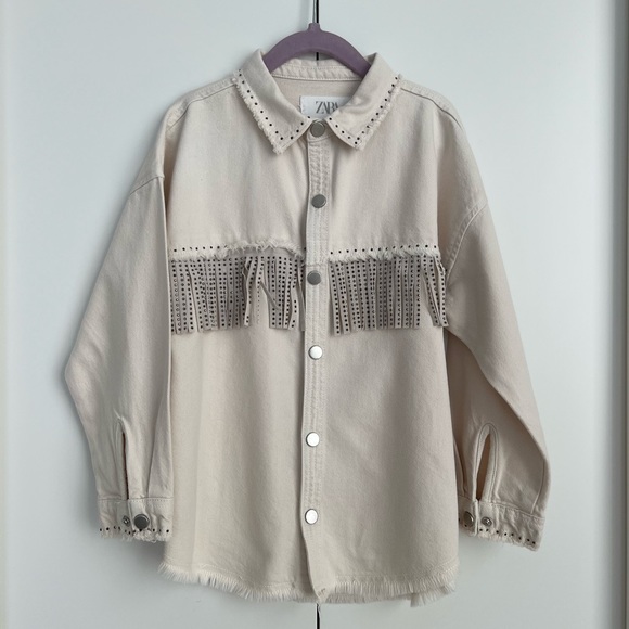 Zara Girls Long Sleeve Shirt. Size 6 - Picture 4 of 7
